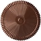 Ekena Millwork Shakuras Ceiling Medallion (Fits Canopies up to 5"), Hand-Painted Copper Penny, 24"OD x 3"P CM24SHCPS - alternate 1